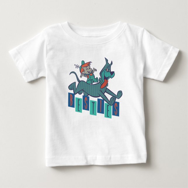 Camiseta De Bebé Los Jetsons | Elroy & Astro Besties (Anverso)