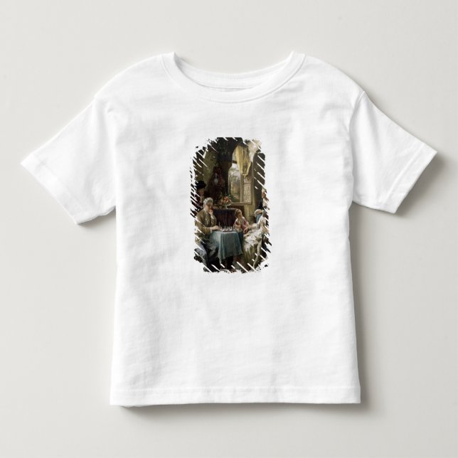 Camiseta De Bebé Los jugadores de ajedrez, 1887 2 (Anverso)