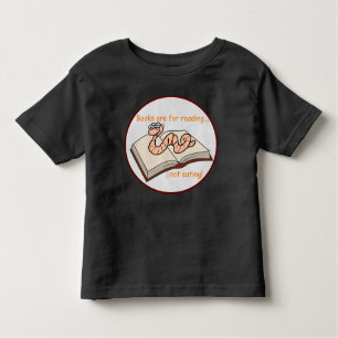 Camiseta De Bebé ¡Los libros son para leer, no para comer!