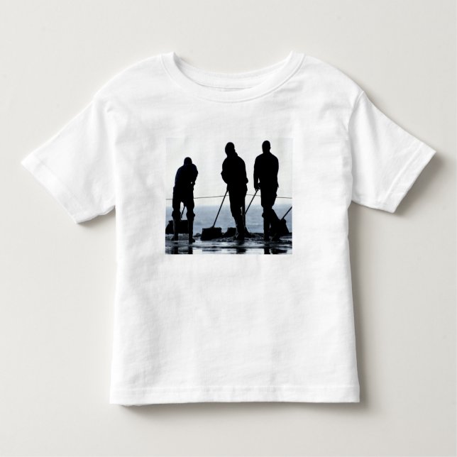 Camiseta De Bebé Los marineros barren la bahía del hangar (Anverso)