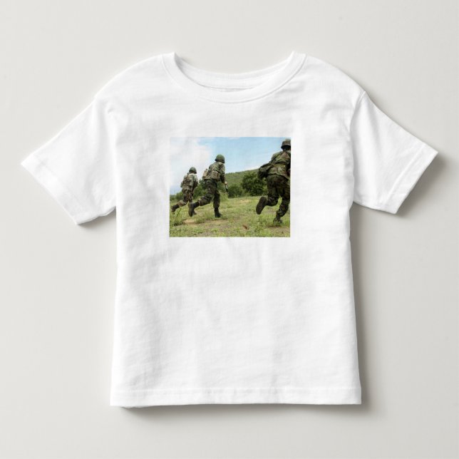 Camiseta De Bebé Los Marines Reales Tailandeses se apresuran a aseg (Anverso)