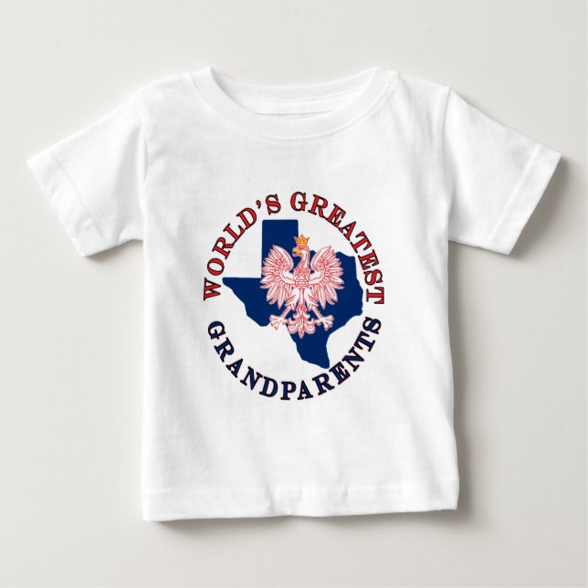 Camiseta De Bebé Los mayores abuelos del mundo (Anverso)