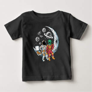 Camiseta De Bebé Los mejores amigos extranjeros y astronautas