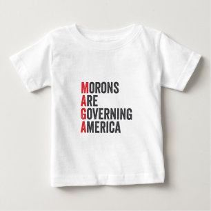 Camiseta De Bebé Los morones están gobernando América el 4 de julio