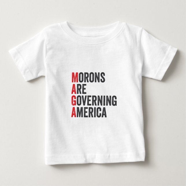 Camiseta De Bebé Los morones están gobernando América el 4 de julio (Anverso)