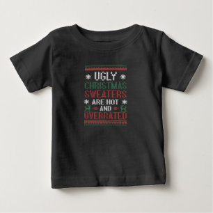 Camiseta De Bebé Los Navidades Fea Dulces Son Xmas Calientes Y Sobr
