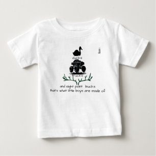 Camiseta De Bebé "...los niños están hechos de..." Personalizable