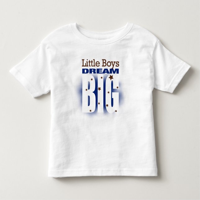 Camiseta De Bebé Los niños pequeños sueñan mucho (Anverso)