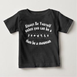 Camiseta De Bebé Los niños son un hombre de nieve - chicos de bola