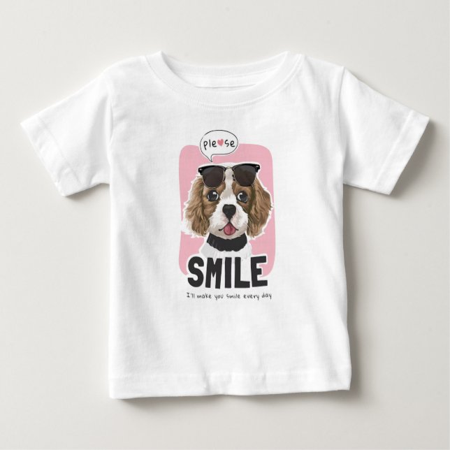 Camiseta De Bebé Los perros son mi lugar feliz: Comparte la alegría (Anverso)