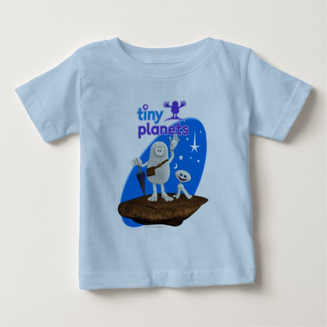 Camiseta De Bebé Los planetas minúsculos Bing y Bong (Anverso)