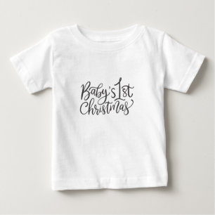Camiseta De Bebé Los primeros Navidades del bebé