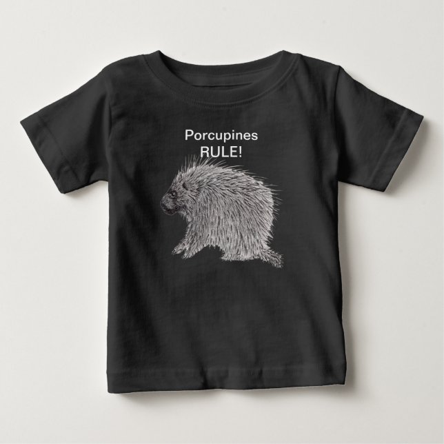 Camiseta De Bebé ¡Los puercoespines mandan! (Anverso)