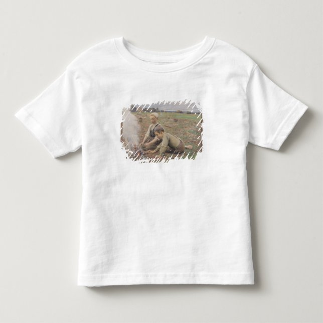 Camiseta De Bebé Los recolectores de la patata, 1898 (Anverso)
