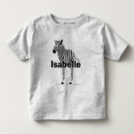 Camiseta De Bebé Los regalos de los amantes de las cebras blancas y