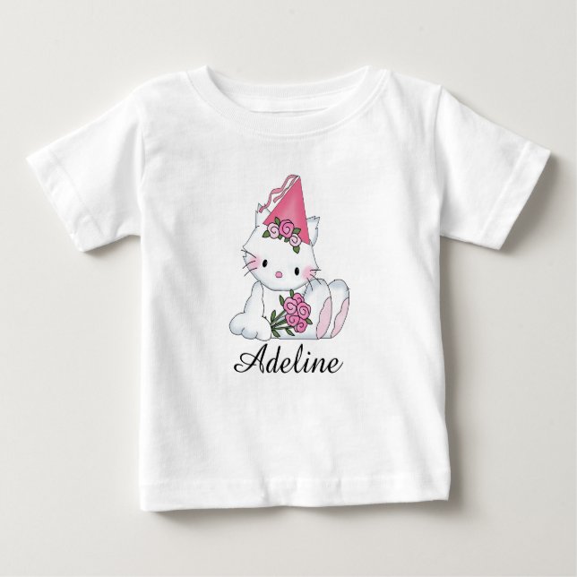 Camiseta De Bebé Los regalos personalizados de Adeline para el bebé (Anverso)