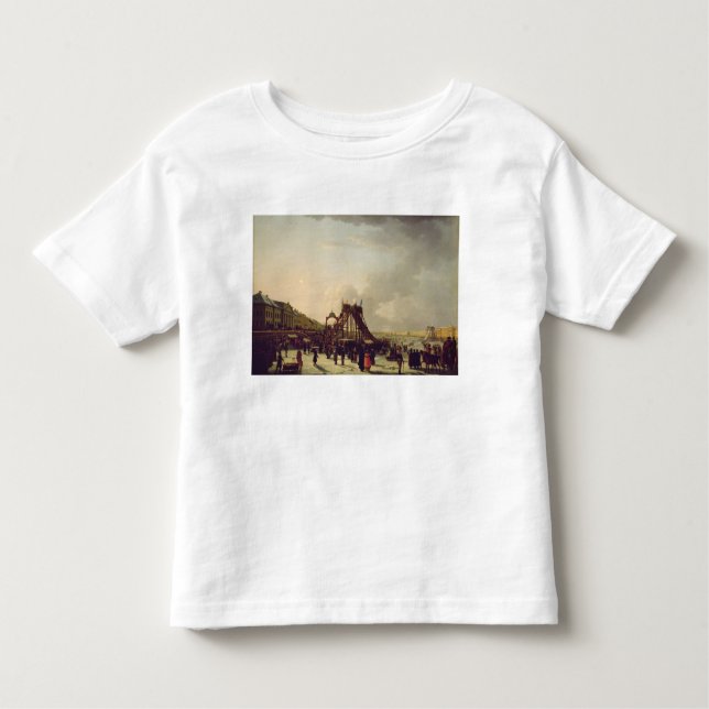 Camiseta De Bebé Los roller coaster en el Neva en el St. (Anverso)