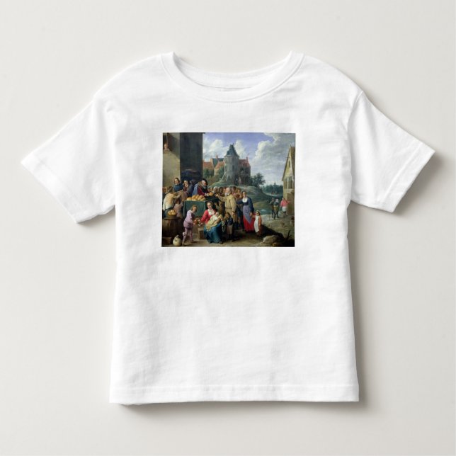 Camiseta De Bebé Los siete actos de la misericordia (Anverso)