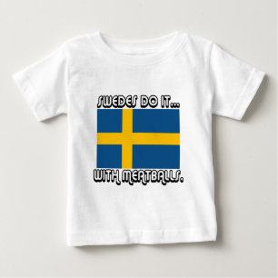 Camiseta De Bebé Los Suecos Lo Hacen... Con albóndigas