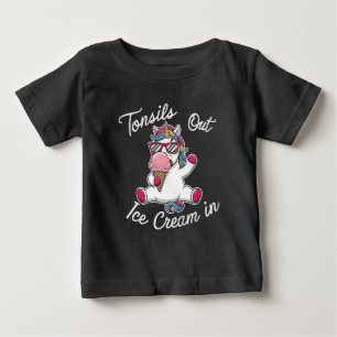 Camiseta De Bebé Los Tonelados Sacan El Crema De Hielo En La Magia 