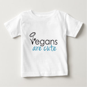 Camiseta De Bebé Los veganos son lindos - los abogados crean para