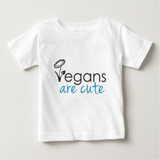 Camiseta De Bebé Los veganos son lindos - los abogados crean para