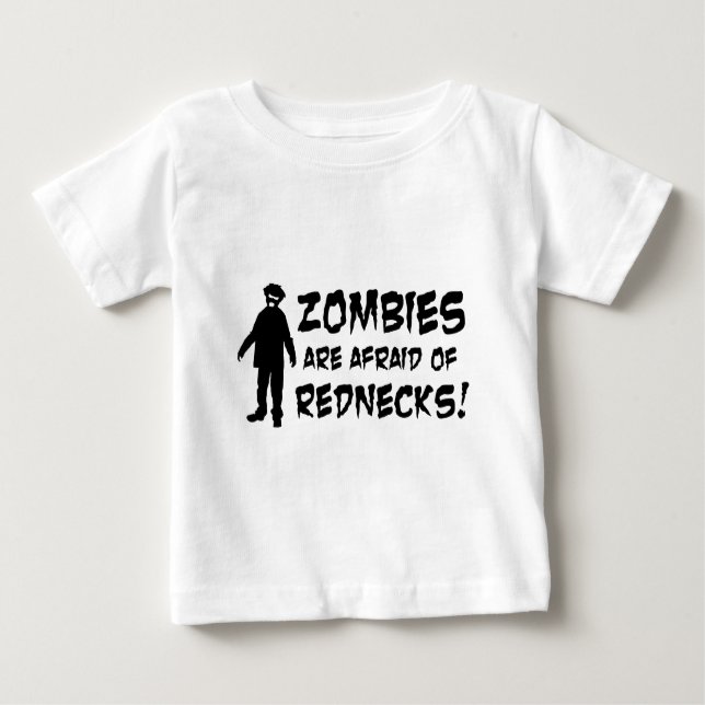 Camiseta De Bebé Los zombies tienen miedo de los pelirrojos