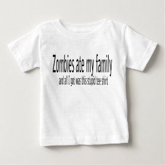 Camiseta De Bebé Los zombis comieron a mi familia…