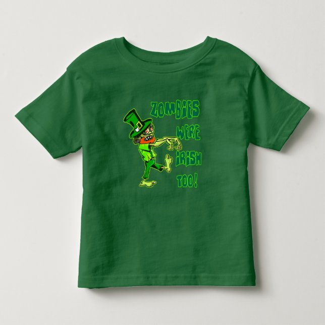 Camiseta De Bebé ¡Los zombis eran irlandeses también! (Anverso)