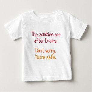 Camiseta De Bebé Los zombis están después de cerebros