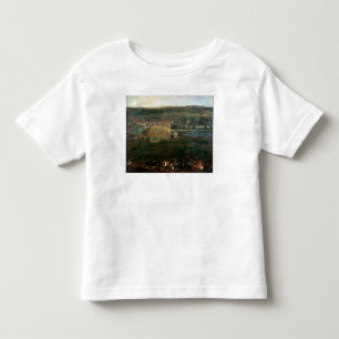 Camiseta De Bebé Louis XIV que caza cerca del castillo francés de