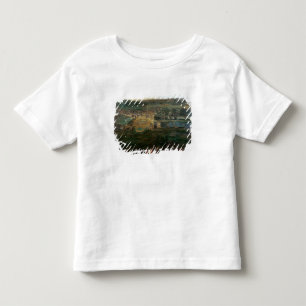 Camiseta De Bebé Louis XIV que caza cerca del castillo francés de