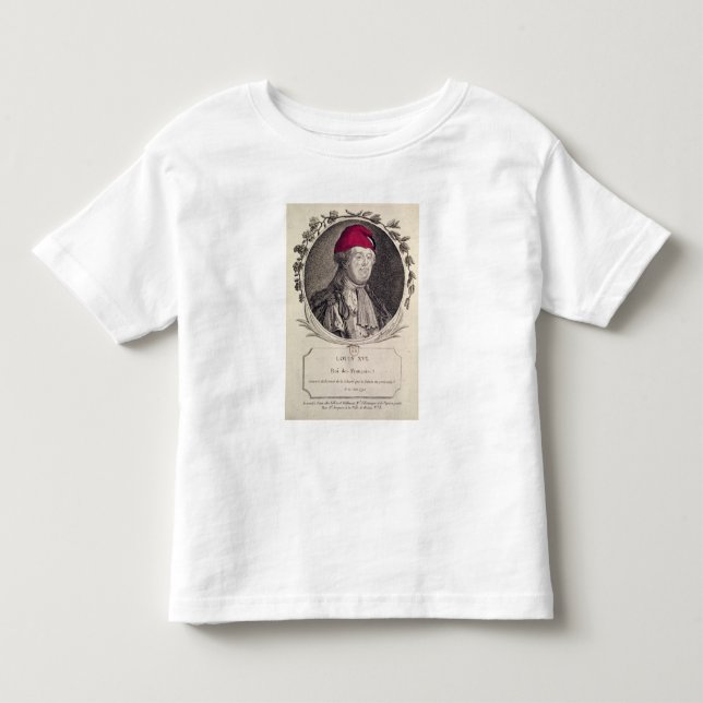 Camiseta De Bebé Louis XVI que lleva un capo phrygian (Anverso)