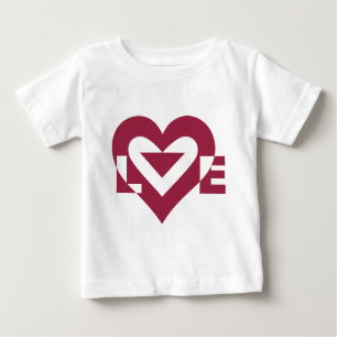 Camiseta De Bebé Love Berry Purple