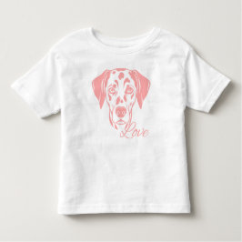 Camiseta De Bebé Love Dalmata