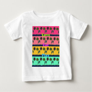 Camiseta De Bebé Love Eat Play Art Print
