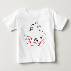 Camiseta De Bebé LOVE ECHO - Comic Birds Tweetlercools 1