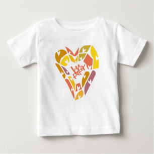 CAMISETA DE BEBÉ LOVE FACTORY HEARTS BY MASANSER