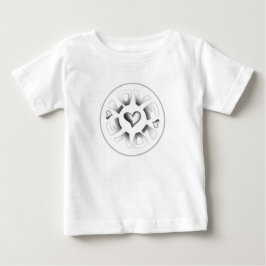 Camiseta De Bebé Love Gray T-Shirt