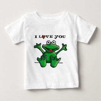 Camiseta De Bebé love heart frog