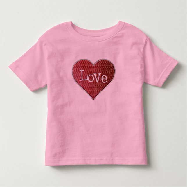 Camiseta De Bebé Love Heart Toddler T-Shirt (Anverso)