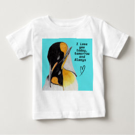 Camiseta De Bebé Love Penguin