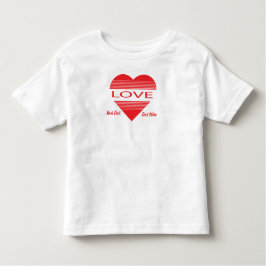 Camiseta De Bebé Love & Romance Concept Design with Heart Elements