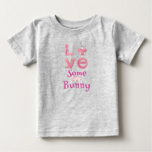 Camiseta De Bebé Love Somebunny Valentine