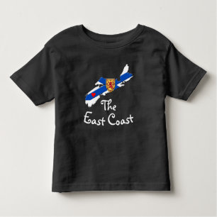 Camiseta De Bebé Love The East Coast Heart Nova Scotia shirt