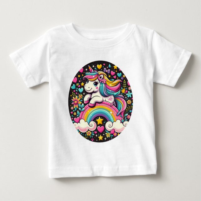 Camiseta De Bebé Love Unicorn (Anverso)