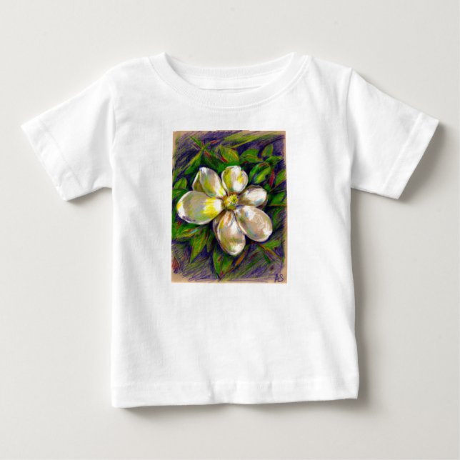 Camiseta De Bebé Lovely magnolia 2 (Anverso)