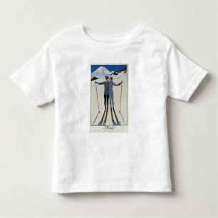 Camiseta De Bebé <Lovers in the Snow> por Jorte Barbier