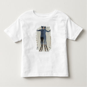 Camiseta De Bebé <Lovers in the Snow> por Jorte Barbier