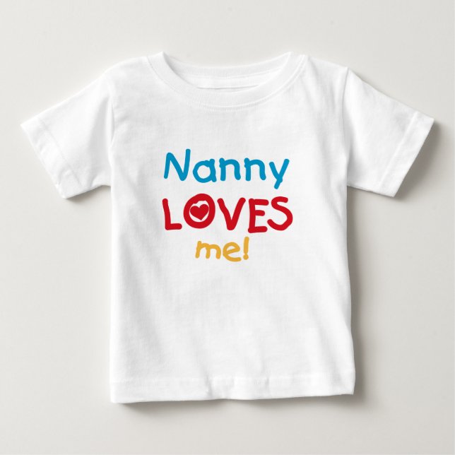 Camiseta De Bebé LOVESMEnanny (Anverso)